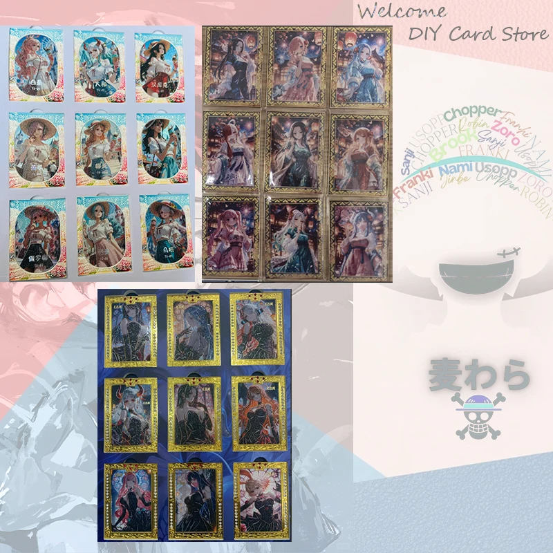 Qing Luan Anime One Piece Metal Diamond Cards Card Sets Hancock Vivi Ulti Nico Robin Perona Nami Yamato Collectible Cards
Qing Luan Anime One Piece Metal Diamond Cards Card Sets Hancock Vivi Ulti Nico Robin Perona Nami Yamato Collectible Cards