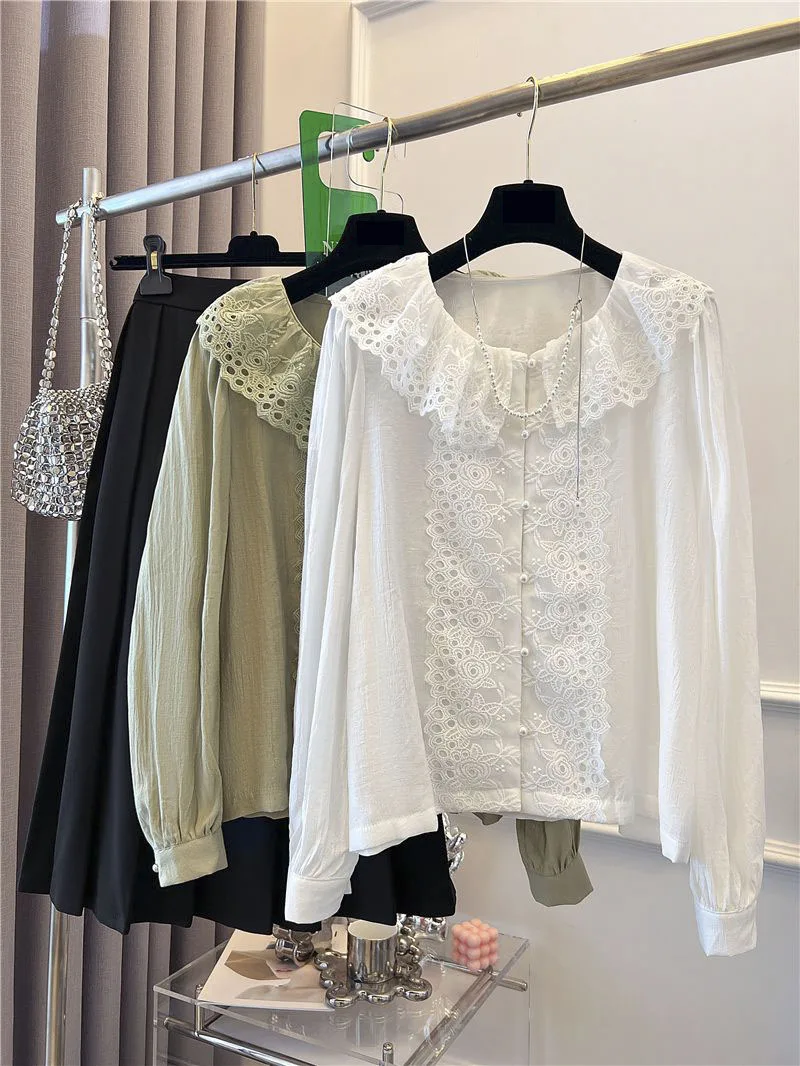 Street Y2K Vintage Long Sleeve Chic Collar Shirt With Buttons Women 2023 Summer Shirt Ladies Blouse
Street Y2K Vintage Long Sleeve Chic Collar Shirt With Buttons Women 2023 Summer Shirt Ladies Blouse