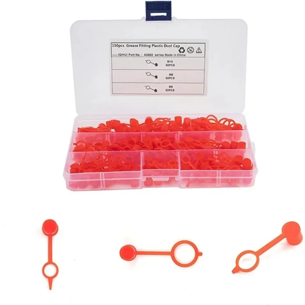 150PCS Valve Core Dust Cap Grease Plastic Lubricant Nipple Protective Caps For M6 M8 M10 Matching Fat Caps Most Car Motorcycle
150PCS Valve Core Dust Cap Grease Plastic Lubricant Nipple Protective Caps For M6 M8 M10 Matching Fat Caps Most Car Motorcycle
