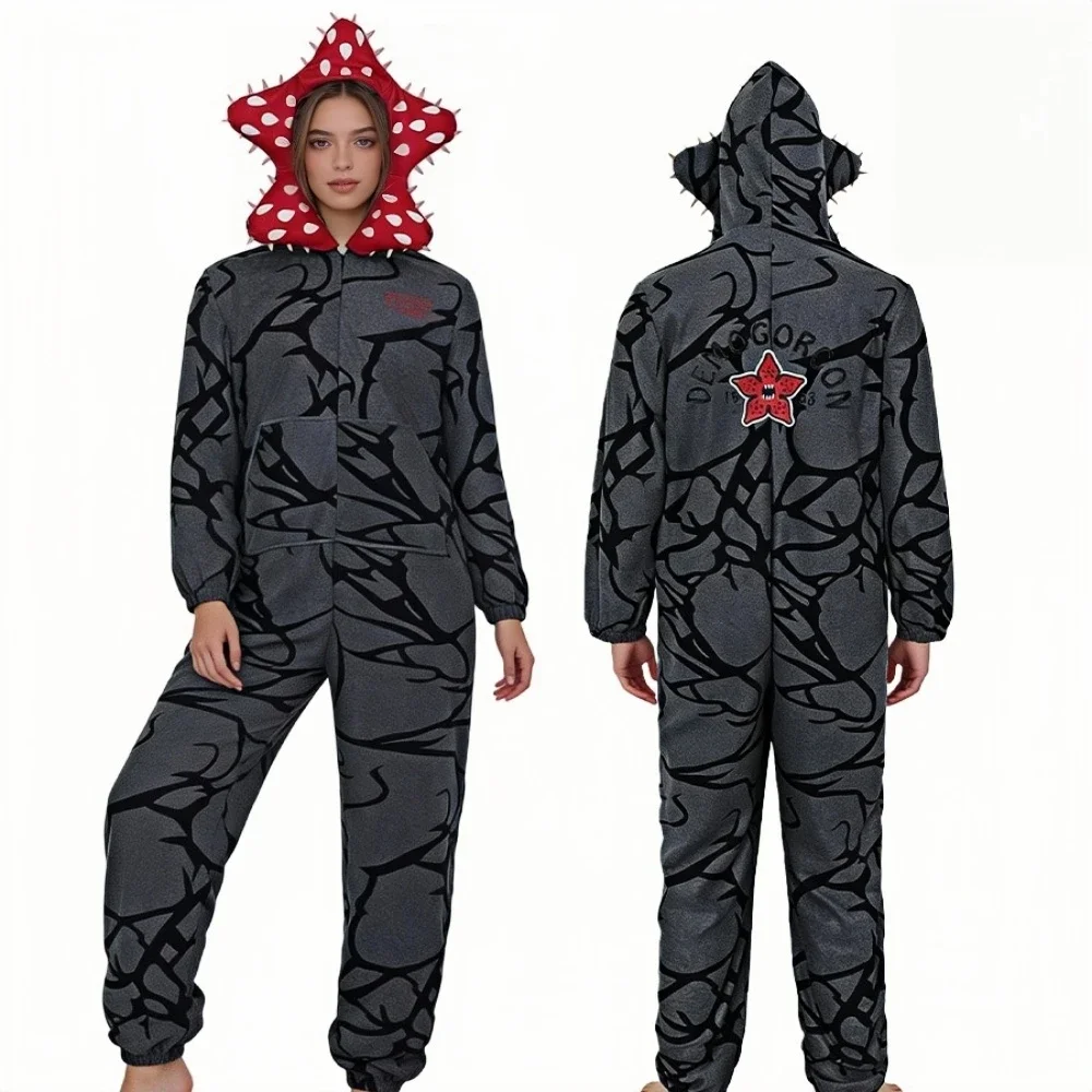 Рождественская пижама с капюшоном и растительным дизайном демогора, забавная милая боди для косплея, зимняя рождественская тематическая пижама-комбинезон
Рождественская пижама с капюшоном и растительным дизайном демогора, забавная милая боди для косплея, зимняя рождественская тематическая пижама-комбинезон