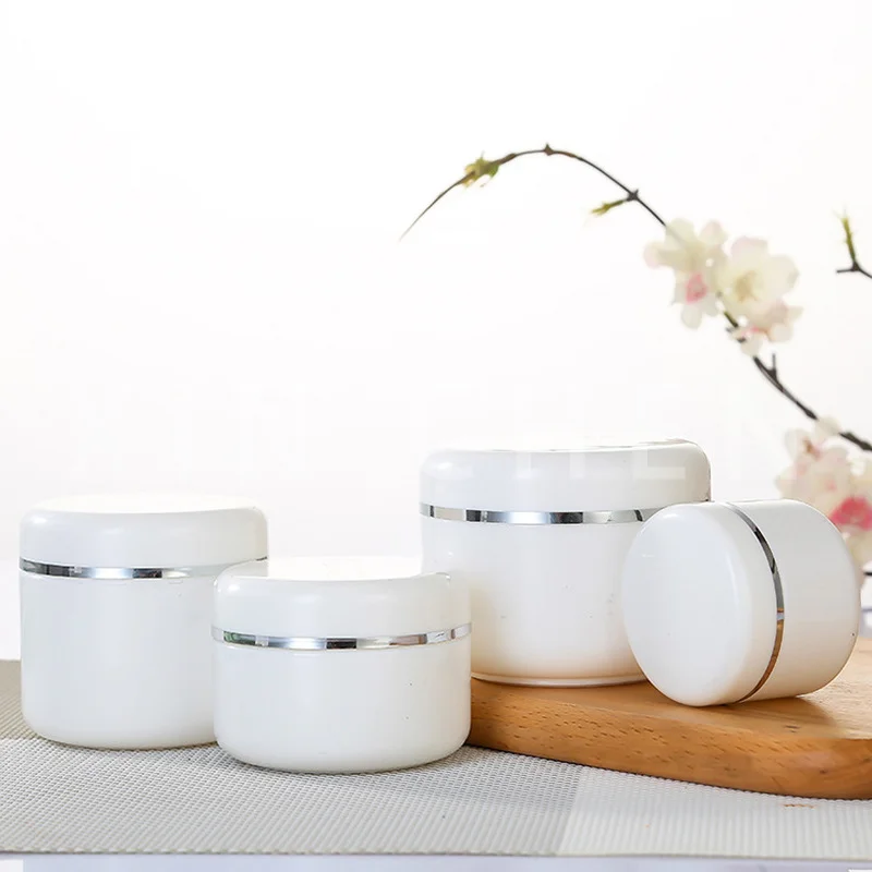 10pcs Empty Face Cream Jars White Plastic Cosmetic Container Pacakaing Travel Lotion Pot Make Up Pot 20g 30g 50g 100g 150g 250g
10pcs Empty Face Cream Jars White Plastic Cosmetic Container Pacakaing Travel Lotion Pot Make Up Pot 20g 30g 50g 100g 150g 250g