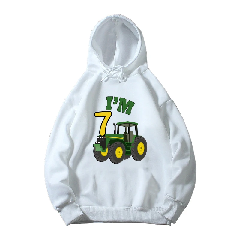 Boy Cute Farm Theme Tractor 3-11 Birthday Number Print Hoodie Kids Birthday Boy&Girl Funny Gift Tops Children Sweatshirt Coat
Boy Cute Farm Theme Tractor 3-11 Birthday Number Print Hoodie Kids Birthday Boy&Girl Funny Gift Tops Children Sweatshirt Coat