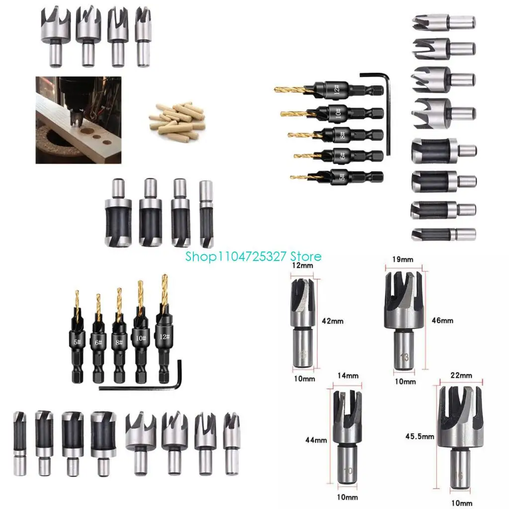 D8KF Professional Countersink Drill Bit Set Professional Adjustable Wooden Drill Bit
D8KF Professional Countersink Drill Bit Set Professional Adjustable Wooden Drill Bit