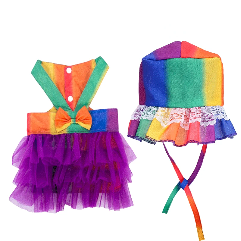 Summer Bow Sleeveless Dog Dress Fashionable Multicolor Mesh Designer Cat Dress Cute Elegant Princess Dog Dresses for Small Dogs
Summer Bow Sleeveless Dog Dress Fashionable Multicolor Mesh Designer Cat Dress Cute Elegant Princess Dog Dresses for Small Dogs