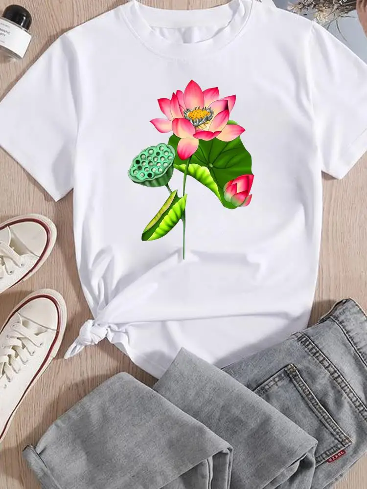 Women Lady Tshirts Printed Fashion Casual Tee Clothing Lovely Floral Flower 90s Printing T-Shirt Short Sleeve Graphic T Top
Women Lady Tshirts Printed Fashion Casual Tee Clothing Lovely Floral Flower 90s Printing T-Shirt Short Sleeve Graphic T Top