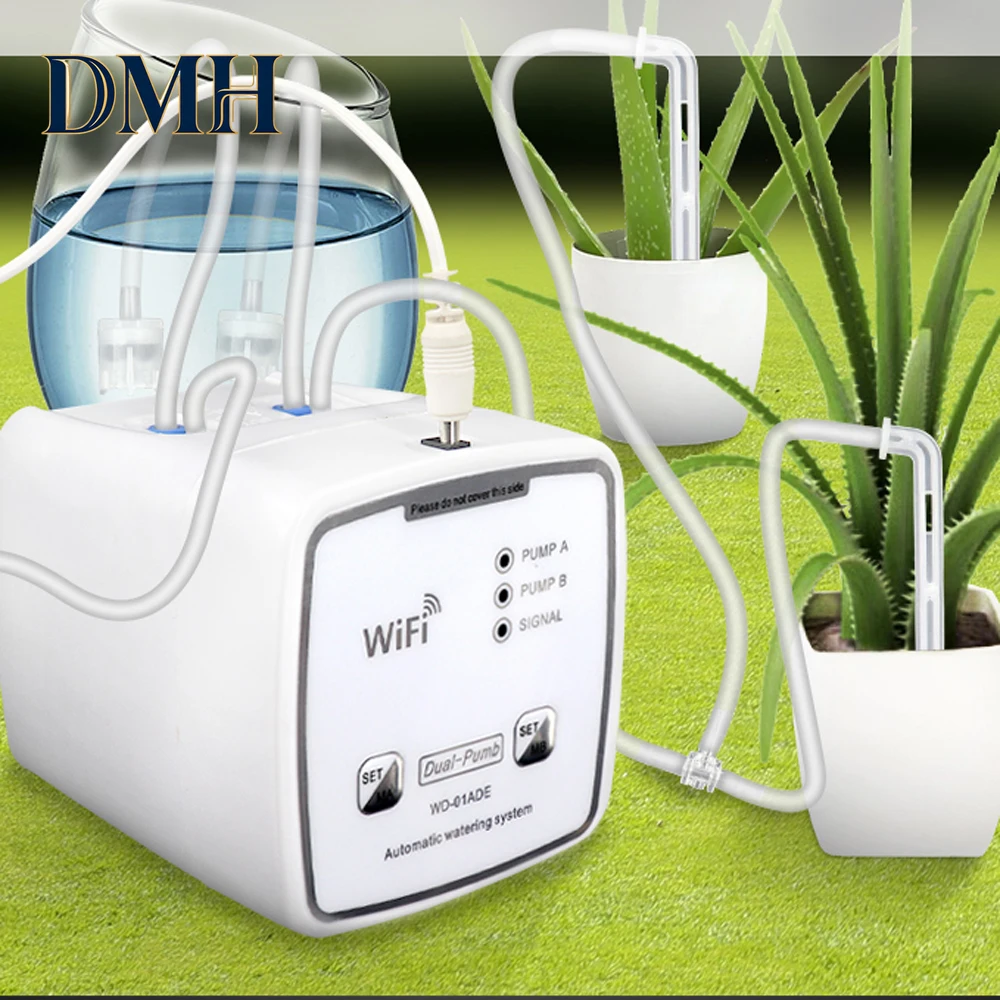 Умное устройство для полива с Wi-Fi, двойной насос, автоматическая система капельного орошения с таймером, удаленное управление через приложение для сада, растений и цветов
Умное устройство для полива с Wi-Fi, двойной насос, автоматическая система капельного орошения с таймером, удаленное управление через приложение для сада, растений и цветов