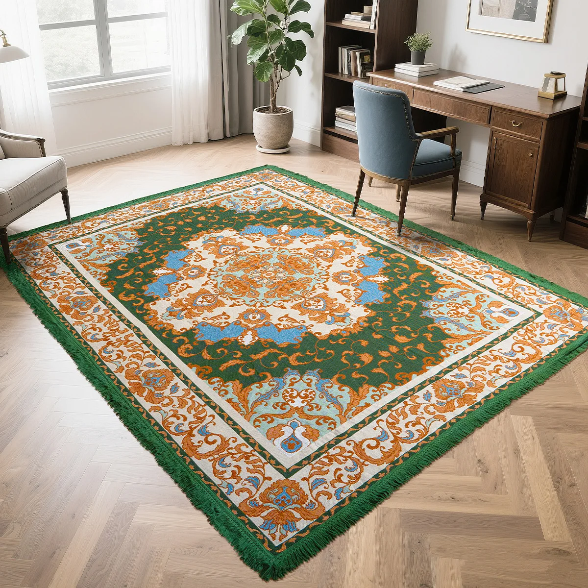 Vintage European Style Jacquard Floor Mat Soft Carpet for Living Room Bedroom Hotel Outdoor Camping Cozy Comfort
Vintage European Style Jacquard Floor Mat Soft Carpet for Living Room Bedroom Hotel Outdoor Camping Cozy Comfort
