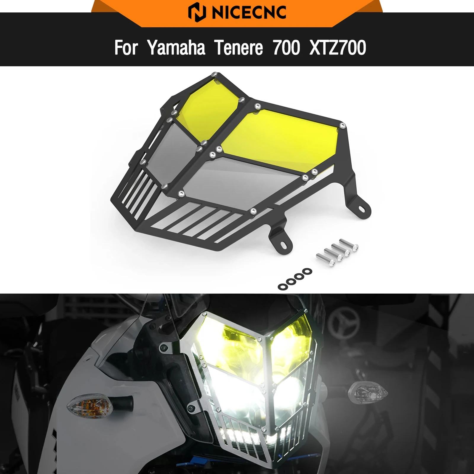For Yamaha Tenere 700 T700 XTZ700 2019-2024 Headlight Protector Cover TENERE700 Tenere700 XTZ 700 T700 Rally Edition 2020-2024
For Yamaha Tenere 700 T700 XTZ700 2019-2024 Headlight Protector Cover TENERE700 Tenere700 XTZ 700 T700 Rally Edition 2020-2024