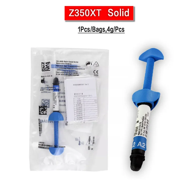 Mixed Color Dental Composite Solid Resin Z250/Z350 Restorative Material Oral Cavity Filling Care Repair Syringe 4g/Pc Dentistry
Mixed Color Dental Composite Solid Resin Z250/Z350 Restorative Material Oral Cavity Filling Care Repair Syringe 4g/Pc Dentistry