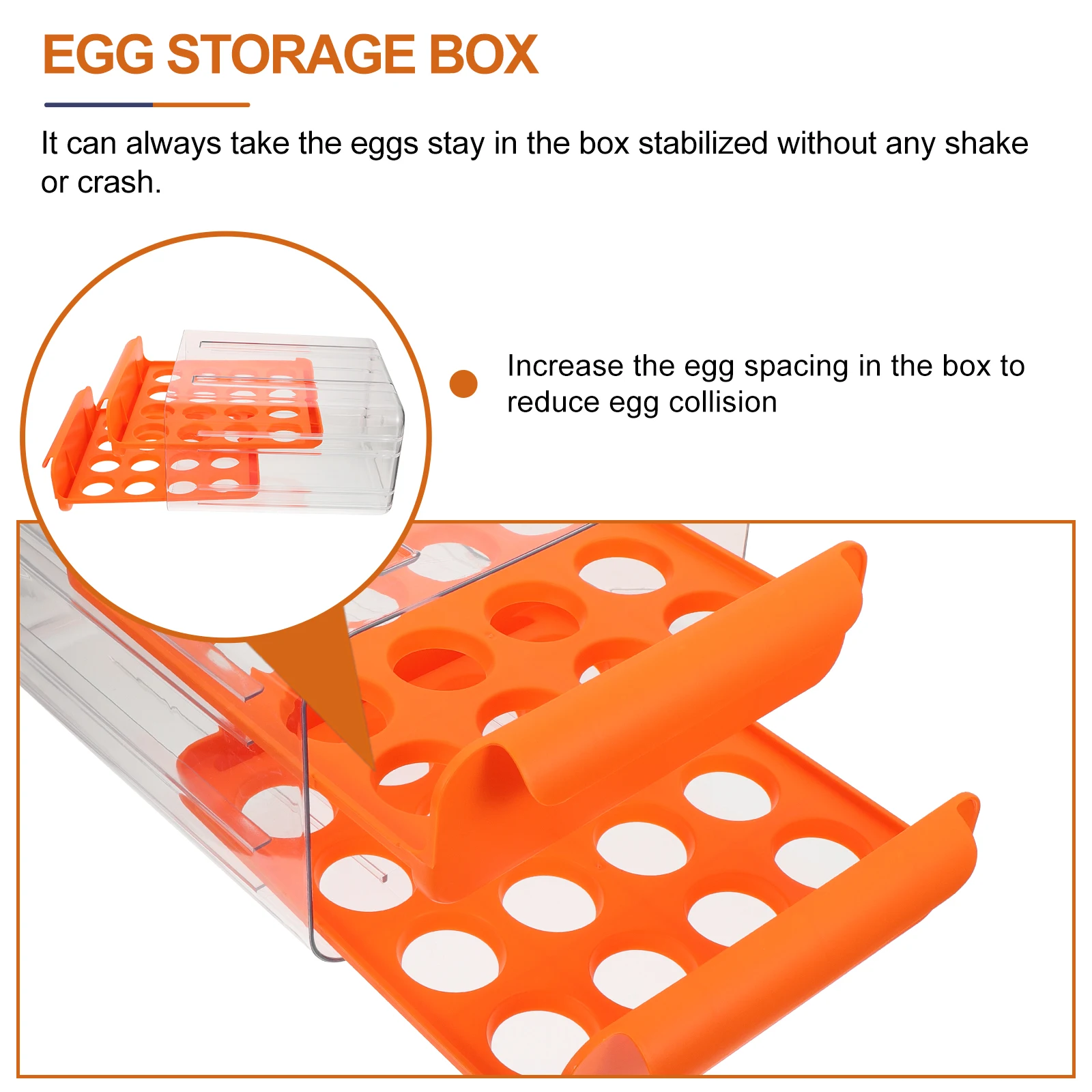 Drawer Style Egg Container For Refrigerator Plastic Storage Holder Organizer Box Shockproof Space-Saving Design Egg Storage Case
Drawer Style Egg Container For Refrigerator Plastic Storage Holder Organizer Box Shockproof Space-Saving Design Egg Storage Case