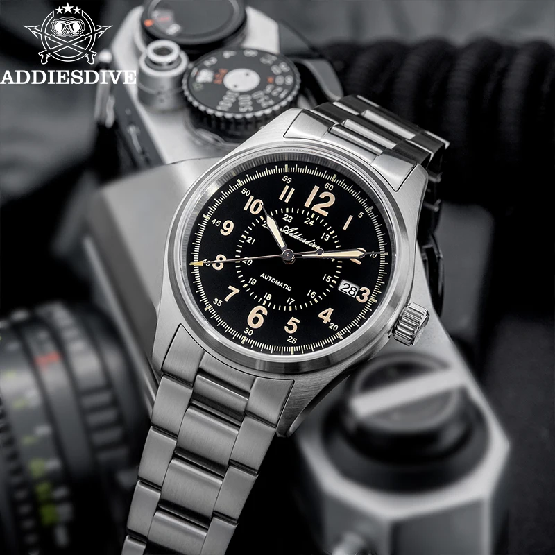 ADDIESDIVE Dress Mens Watch Sappire NH35 Automatic Mechanical AR Coating Watches Waterproof 200m Luminous Date Luxury Wristwatch
ADDIESDIVE Dress Mens Watch Sappire NH35 Automatic Mechanical AR Coating Watches Waterproof 200m Luminous Date Luxury Wristwatch