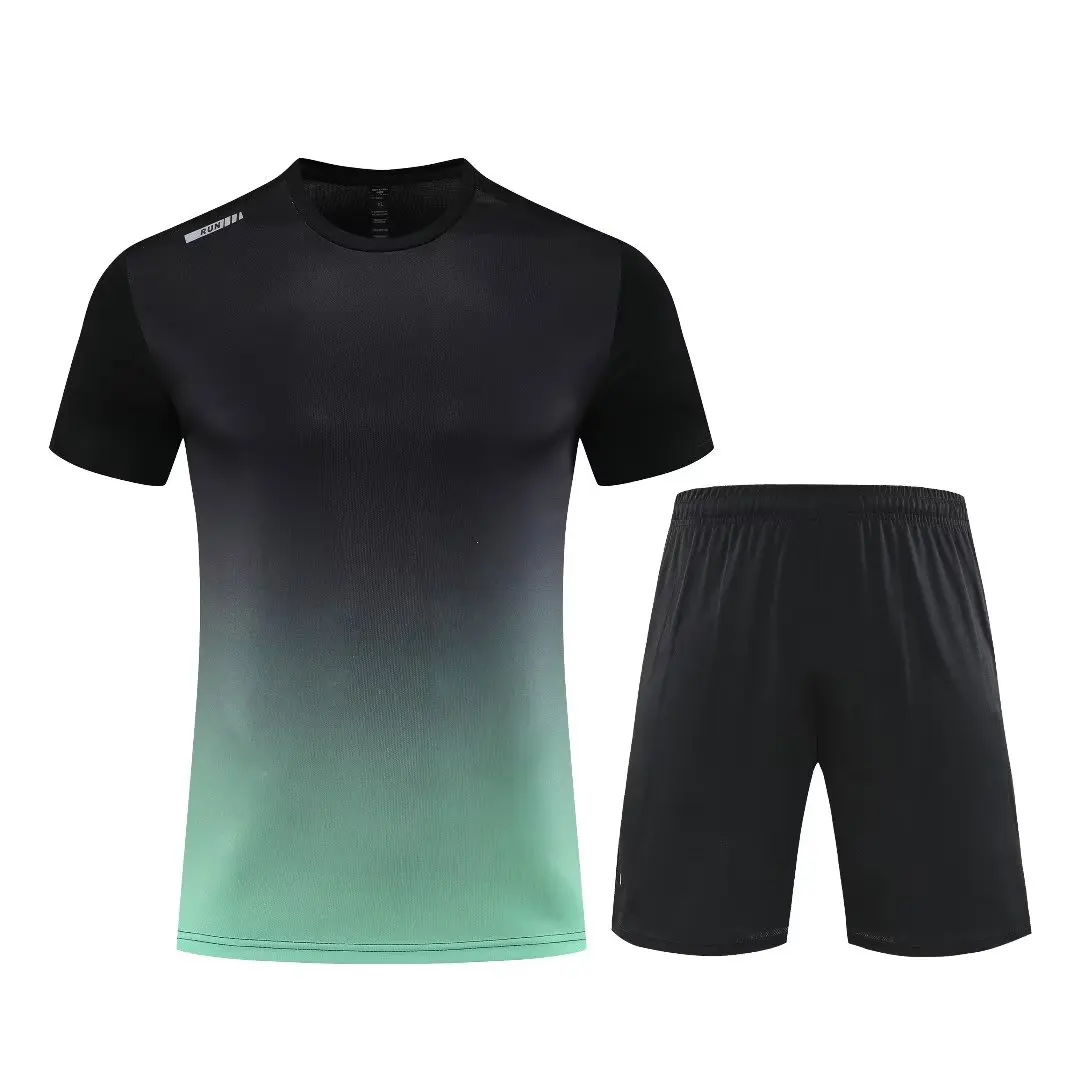 Wholesale Sport High Quality Custom Logo Short Sleeve Top And Sport Shorts Thin Breathable Sportswear Men's T-shirt Set
Wholesale Sport High Quality Custom Logo Short Sleeve Top And Sport Shorts Thin Breathable Sportswear Men's T-shirt Set