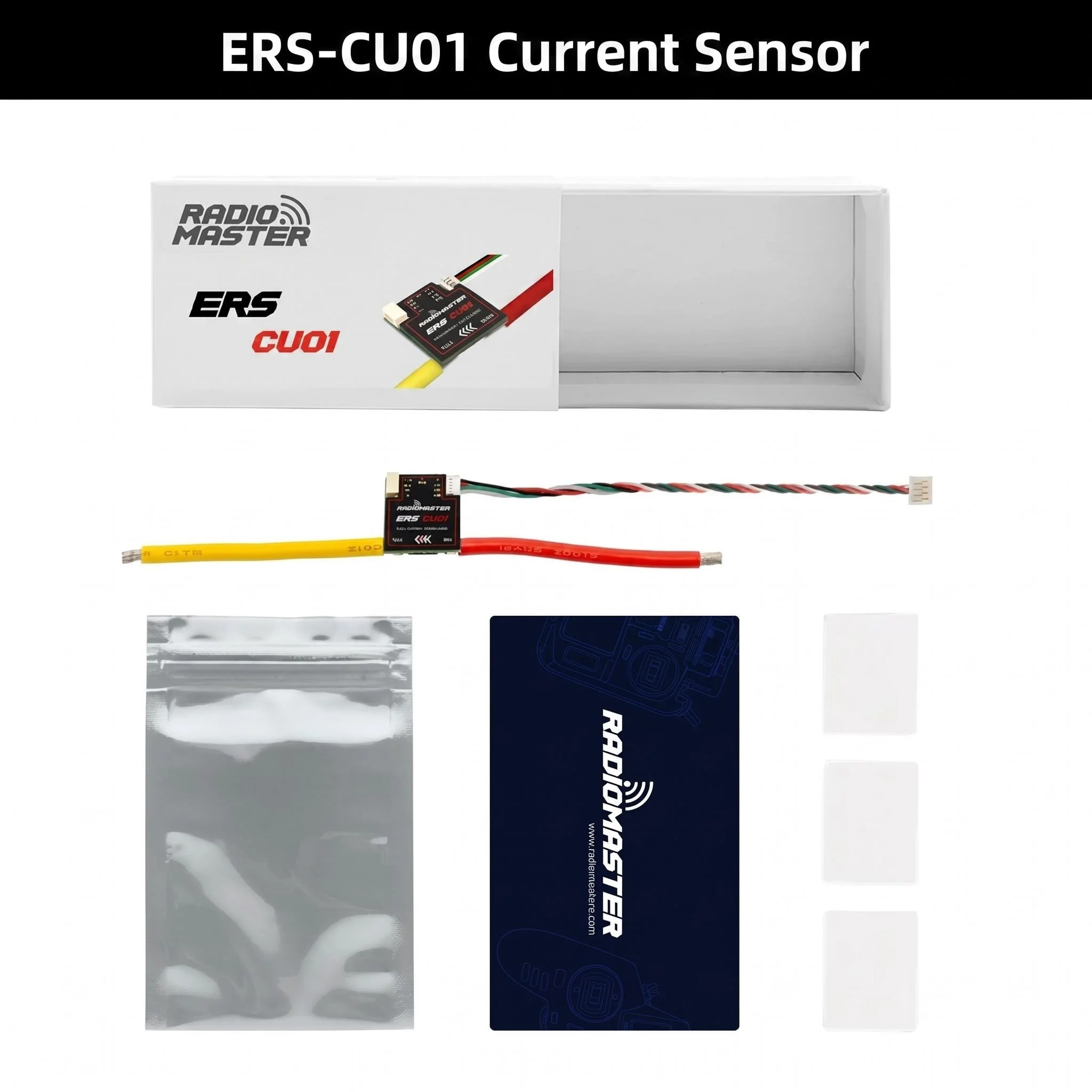 RadioMaster ERS-CU01 Voltage & Current Sensor Real-Time Telemetry Module CRSF for ExpressLRS PWM Receiver ER6 ER8 ER8G RC
RadioMaster ERS-CU01 Voltage & Current Sensor Real-Time Telemetry Module CRSF for ExpressLRS PWM Receiver ER6 ER8 ER8G RC
