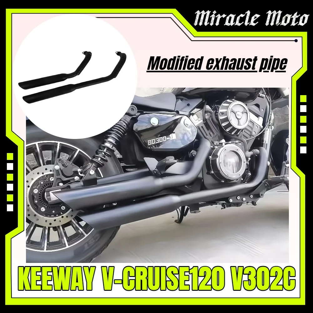 For Keeway V Cruise 125 Keeway V302c modified exhaust pipe vintage motorcycle exhaust BD300 modified exhaust pipe
For Keeway V Cruise 125 Keeway V302c modified exhaust pipe vintage motorcycle exhaust BD300 modified exhaust pipe