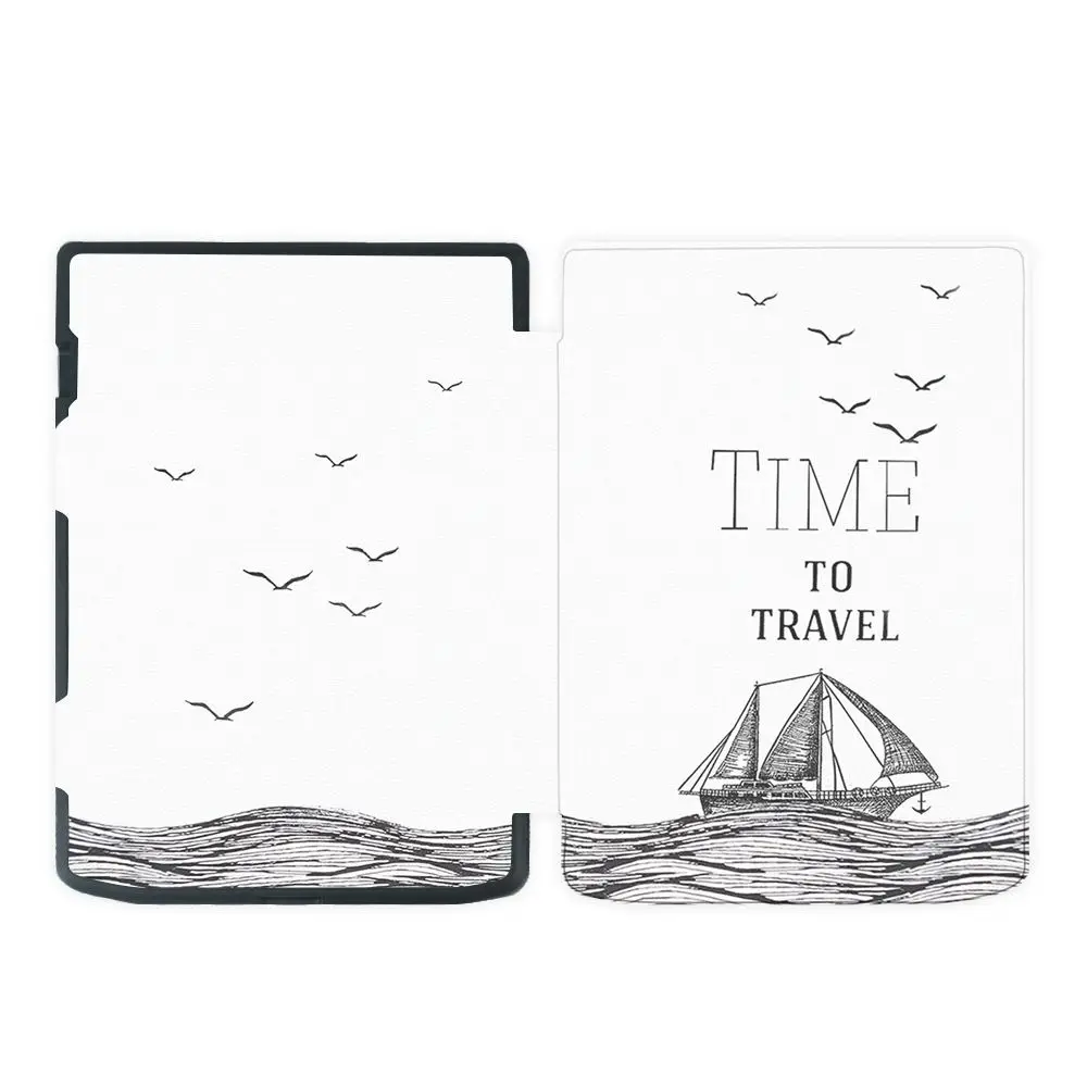 7.8 Inch E-Reader Case Multi-folding Stand Shockproof Protective Shell PU Leather Wear Resistant for PocketBook 743 InkPad 4
7.8 Inch E-Reader Case Multi-folding Stand Shockproof Protective Shell PU Leather Wear Resistant for PocketBook 743 InkPad 4