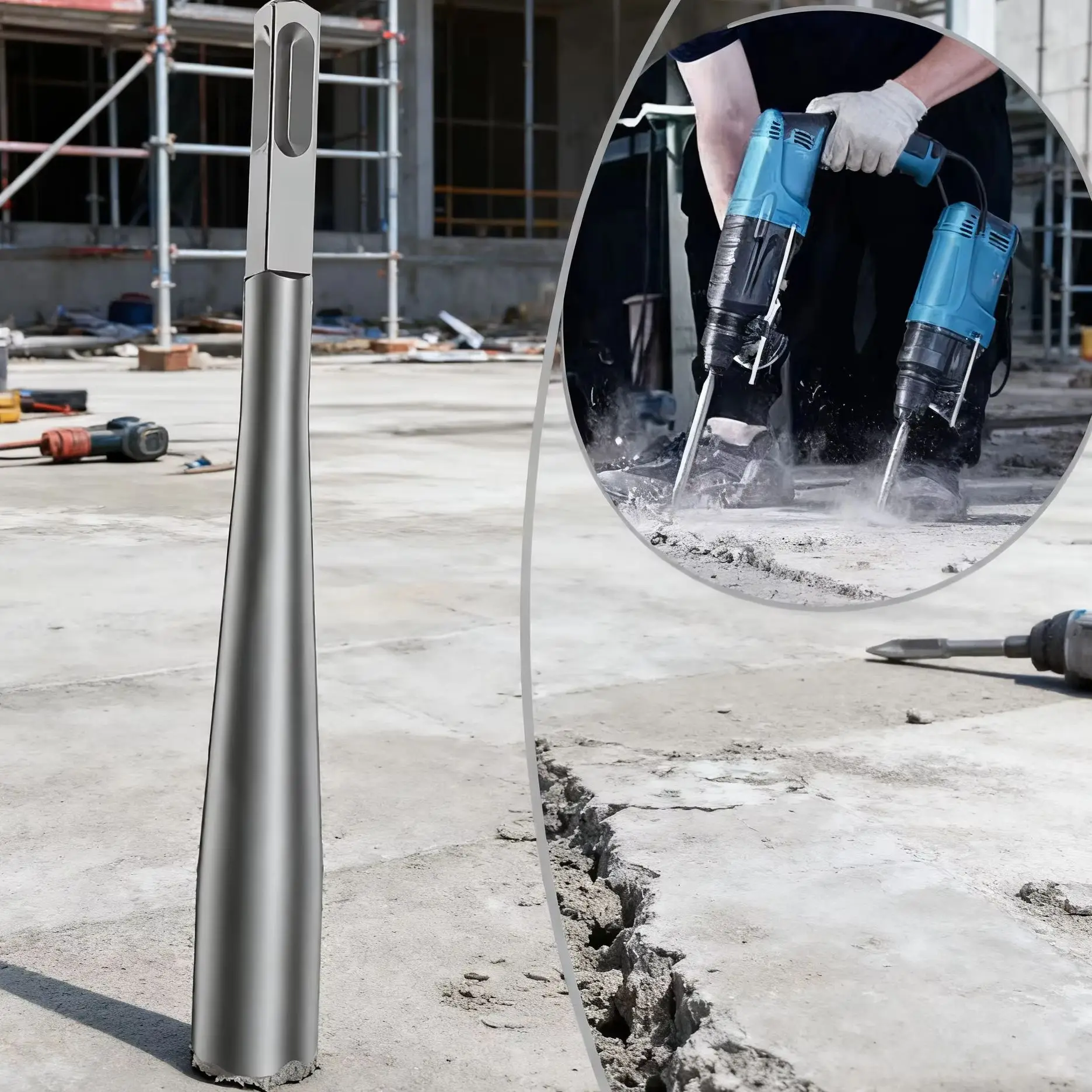 Expansion Bolt Concave Strike Head Electric Hammer Bit For Installing Anchor Bolts Round Or Square Shank 8x155mm Alloy Steel
Expansion Bolt Concave Strike Head Electric Hammer Bit For Installing Anchor Bolts Round Or Square Shank 8x155mm Alloy Steel