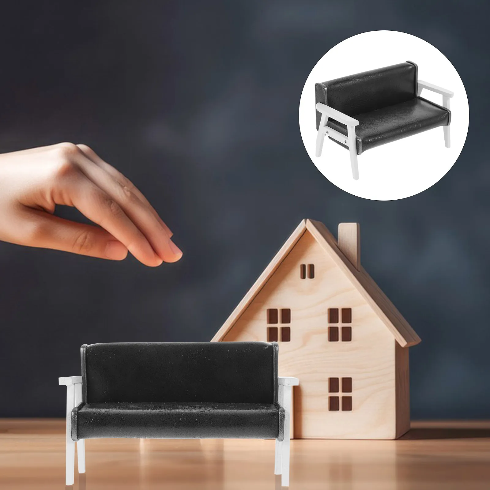 Miniature Armchair Wooden Exquisite Texture Strong Wear Resistance Decorative Mini House Chair Desktop Ornament Mini
Miniature Armchair Wooden Exquisite Texture Strong Wear Resistance Decorative Mini House Chair Desktop Ornament Mini
