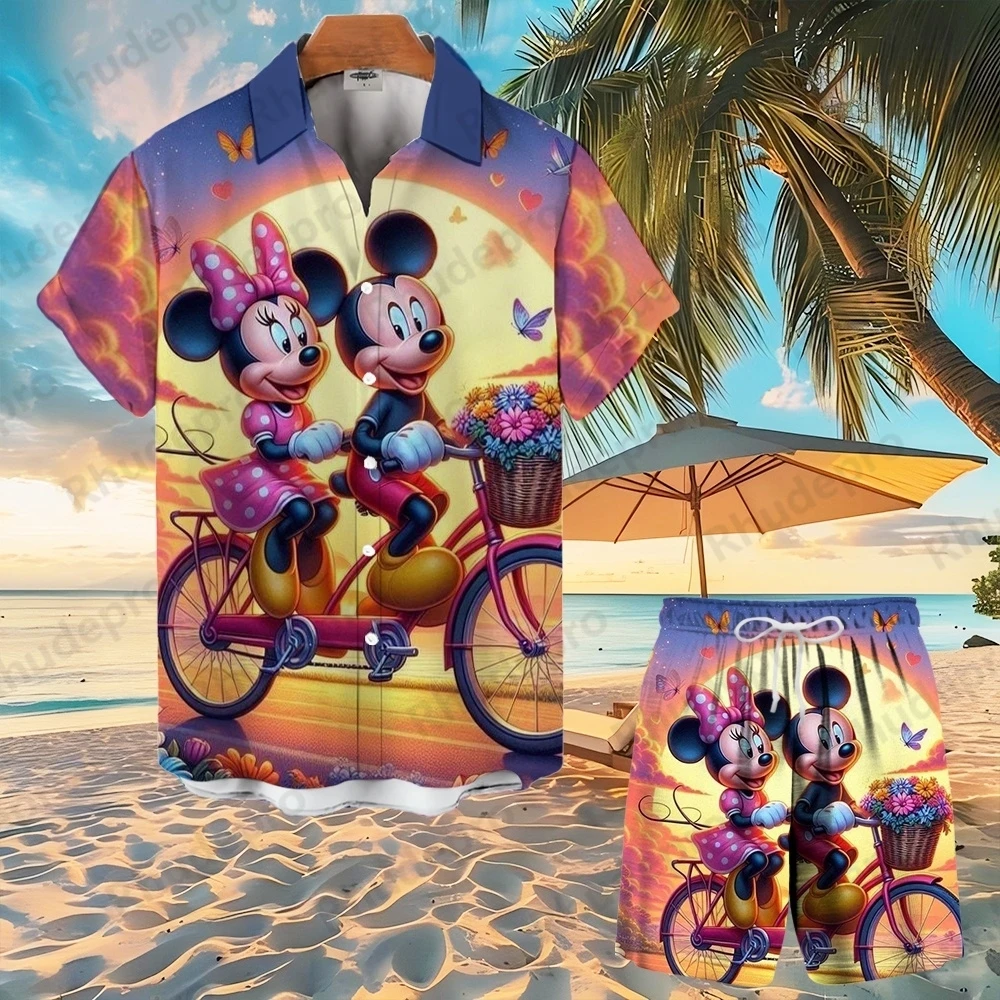 Disney 2025 Новая гавайская рубашка с 3d принтом, мужская и женская мода, милый костюм с Микки Маусом на пуговицах для мальчиков, шорты с короткими рукавами
Disney 2025 Новая гавайская рубашка с 3d принтом, мужская и женская мода, милый костюм с Микки Маусом на пуговицах для мальчиков, шорты с короткими рукавами
