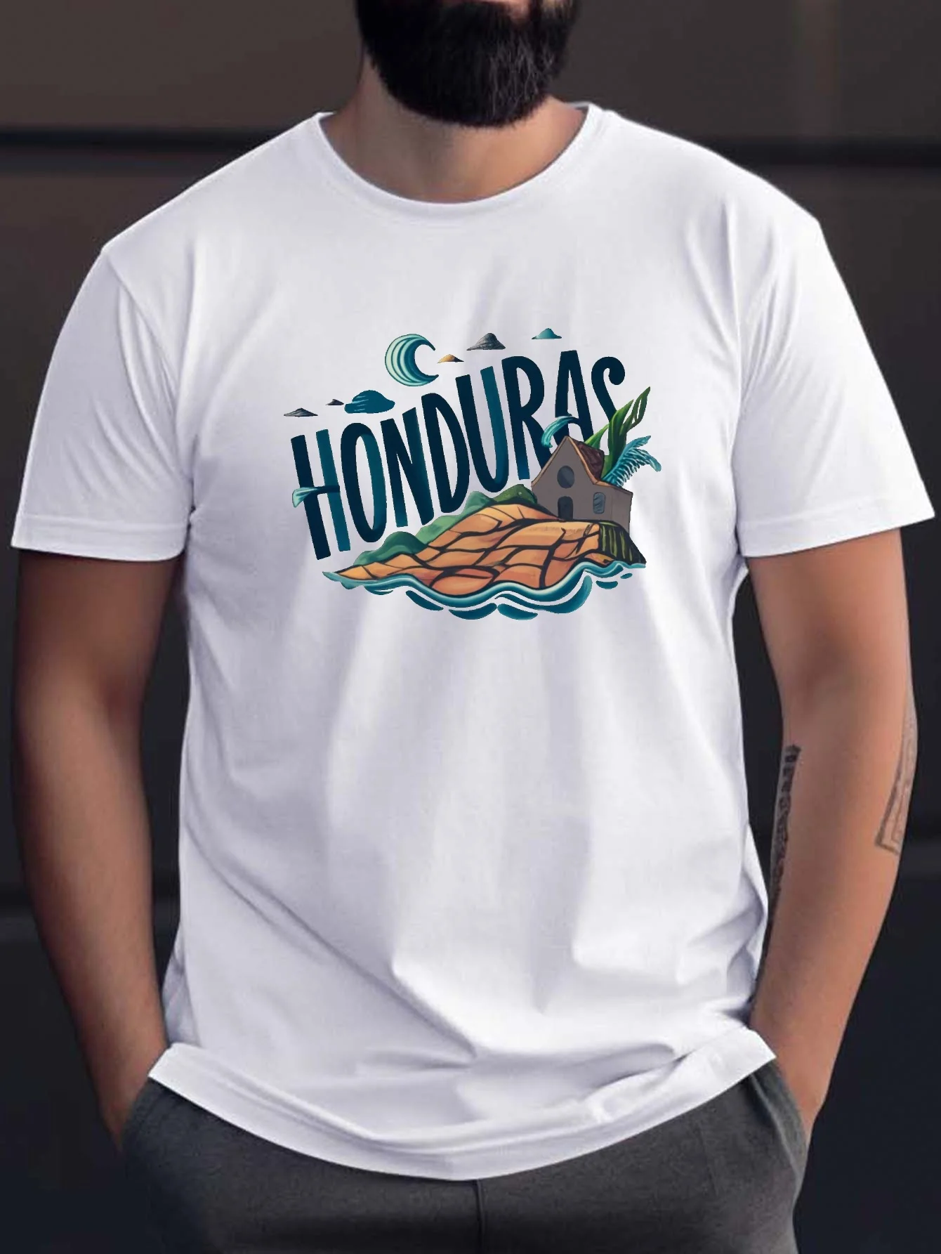 Honduras in a Sea Print Tee Shirt Tees for Men Casual Short Sleeve Tshirt for Summer Fashion Tshirt Round Neck Short Sleeve
Honduras in a Sea Print Tee Shirt Tees for Men Casual Short Sleeve Tshirt for Summer Fashion Tshirt Round Neck Short Sleeve