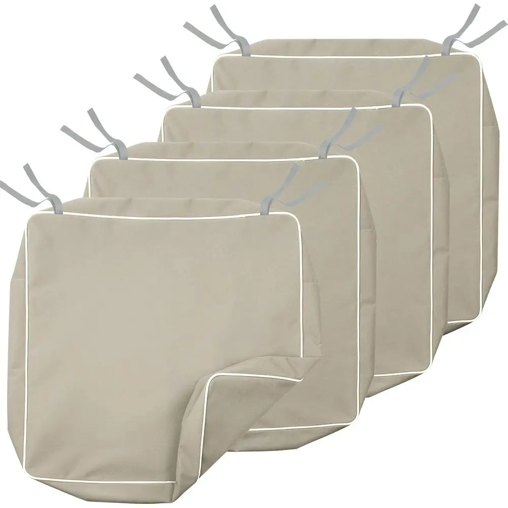 Porch Shield Outdoor Cushion Slipcovers Set 4 Waterproo ade Resistant Patio Chair Seat Cushion Covers 24 x 24 x 4 inch, Beige
Porch Shield Outdoor Cushion Slipcovers Set 4 Waterproo ade Resistant Patio Chair Seat Cushion Covers 24 x 24 x 4 inch, Beige