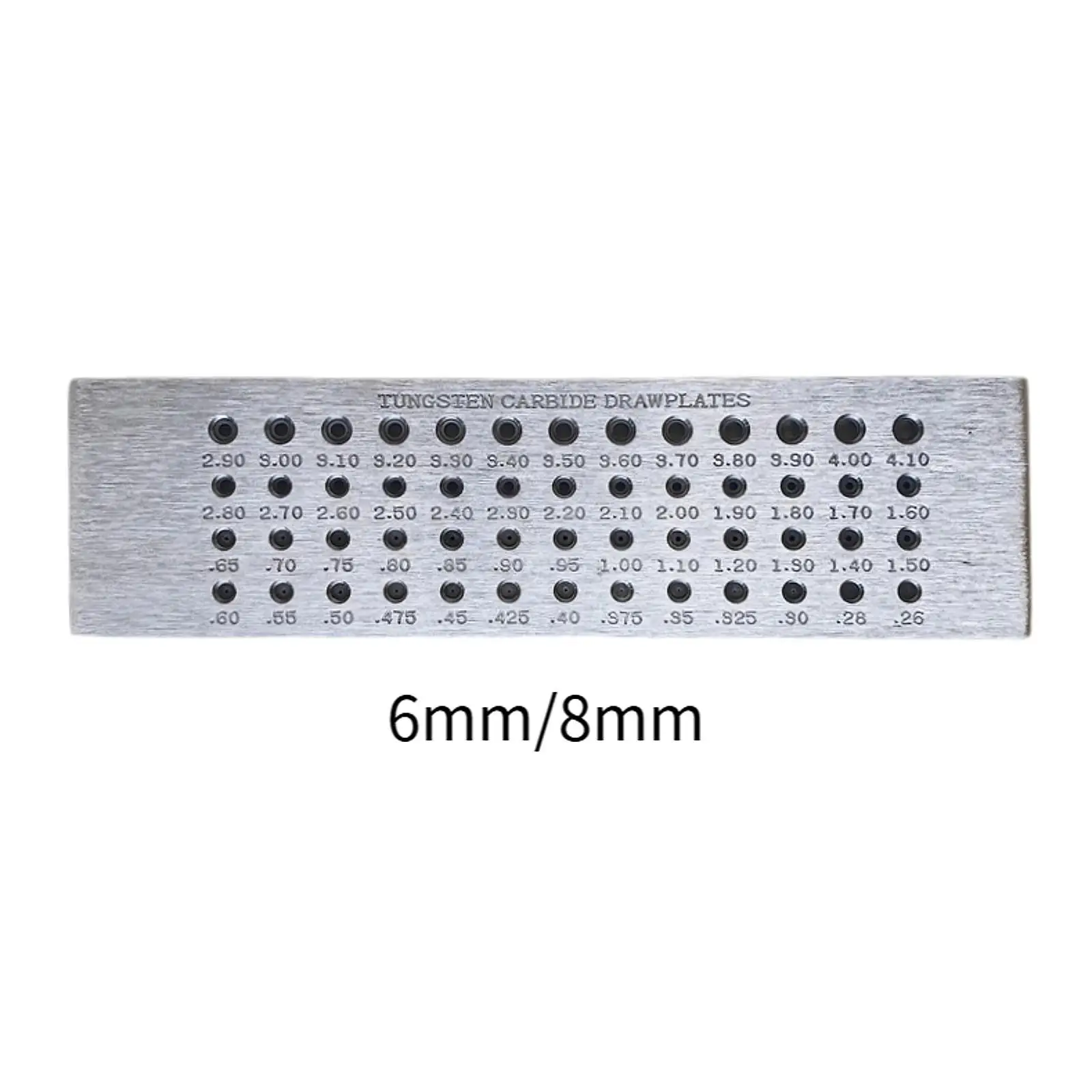 Jewelry Wire Drawplate Jewelry Making Portable Crafting Decorations Hand Tools
Jewelry Wire Drawplate Jewelry Making Portable Crafting Decorations Hand Tools