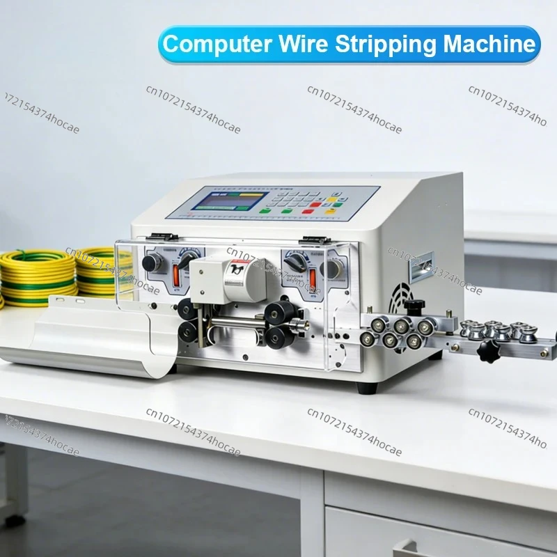 Automatic Wire Stripping Machine for 0.1-25mm2 PVC Glass Wire Cable Stripping Peeling Cutting Machine SWT508-C/N SWT608-E/N
Automatic Wire Stripping Machine for 0.1-25mm2 PVC Glass Wire Cable Stripping Peeling Cutting Machine SWT508-C/N SWT608-E/N