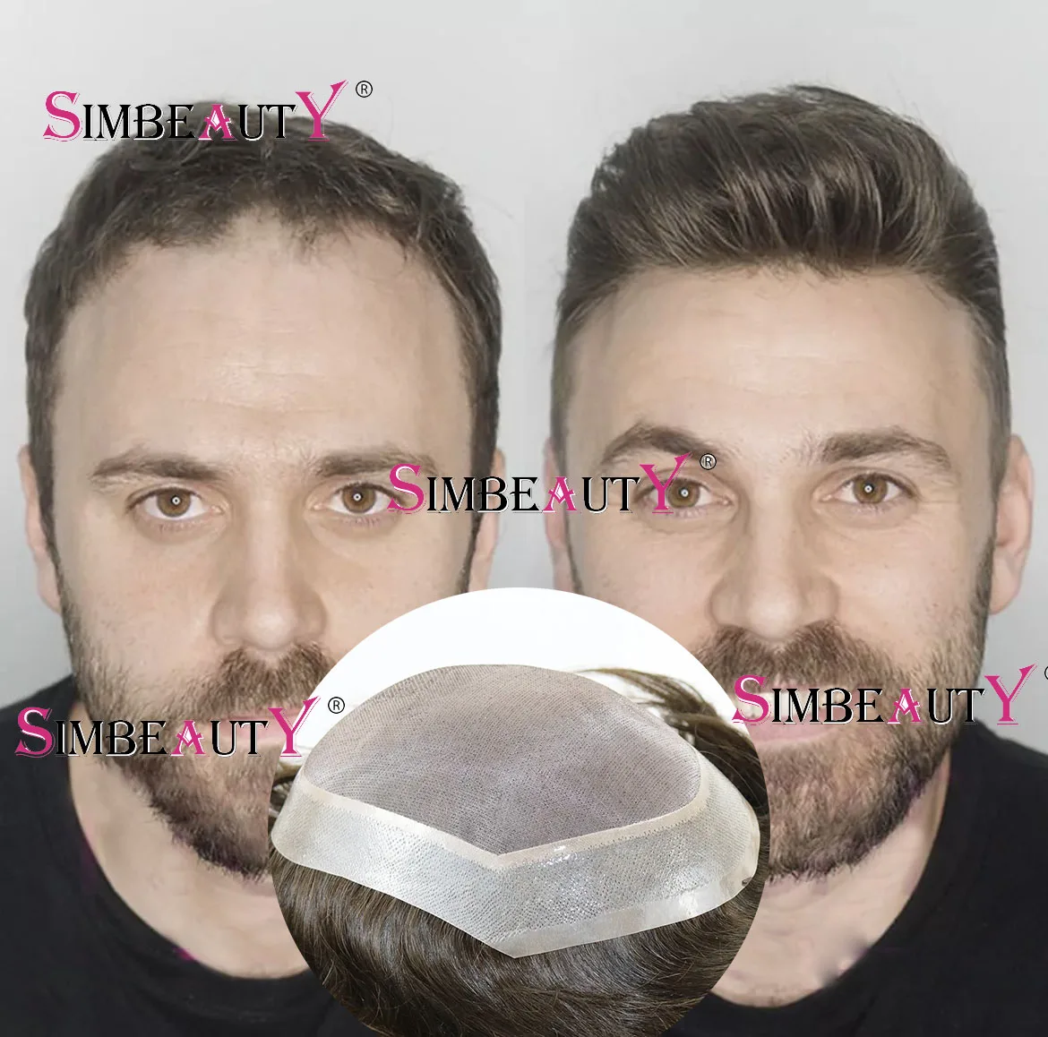 Durable Brown Blonde Male Hair Capillary Prosthesis Breathable Fine Mono&PU Black 100% Human Hair Wig Replacement System For Men
Durable Brown Blonde Male Hair Capillary Prosthesis Breathable Fine Mono&PU Black 100% Human Hair Wig Replacement System For Men