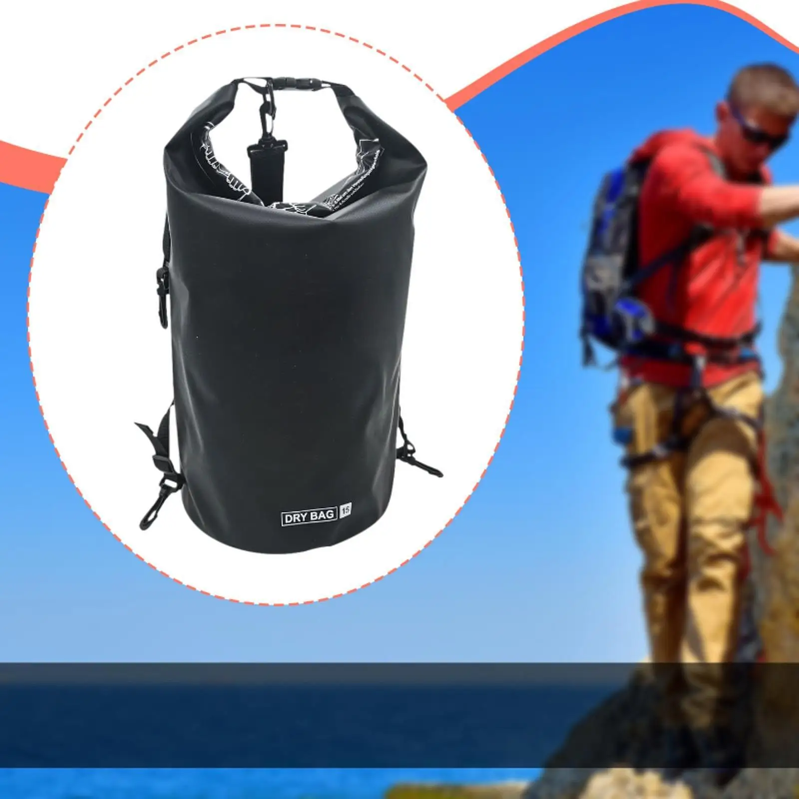 Waterproof Dry Bag Comfortable Keeps Gear Dry Gear Bag Large Capacity Organizer for Men/Women Hiking Rafting Beach Fishing
Waterproof Dry Bag Comfortable Keeps Gear Dry Gear Bag Large Capacity Organizer for Men/Women Hiking Rafting Beach Fishing