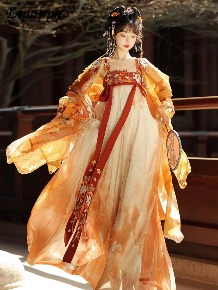 Женская юбка Hezi с вышивкой в тяжелой промышленности Hanfu, улучшенная длина груди
Женская юбка Hezi с вышивкой в тяжелой промышленности Hanfu, улучшенная длина груди