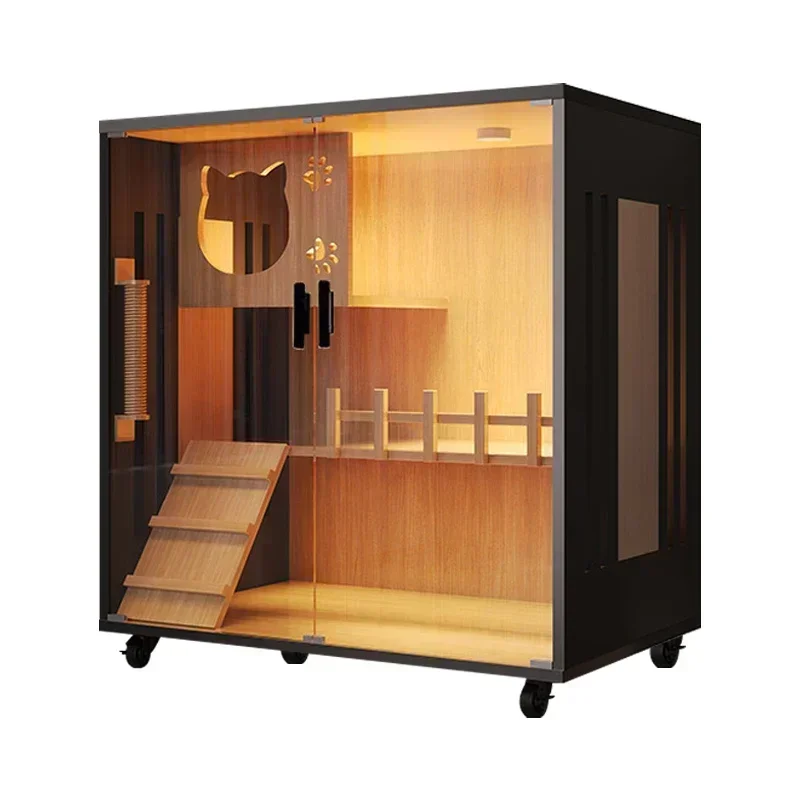 Wooden Indoor And Outdoor Cat House For Cat Light Luxury Pet Villa For Cat And Small Dog
Wooden Indoor And Outdoor Cat House For Cat Light Luxury Pet Villa For Cat And Small Dog