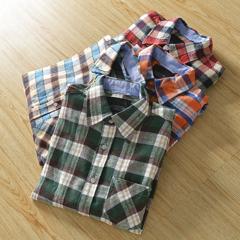 Young Men's Casual Long Sleeve Shirt Smooth Cotton Flannel Plaid Pattern Autumn New Style Versatile Shirt Standard Fit Sharp ...
Young Men's Casual Long Sleeve Shirt Smooth Cotton Flannel Plaid Pattern Autumn New Style Versatile Shirt Standard Fit Sharp ...