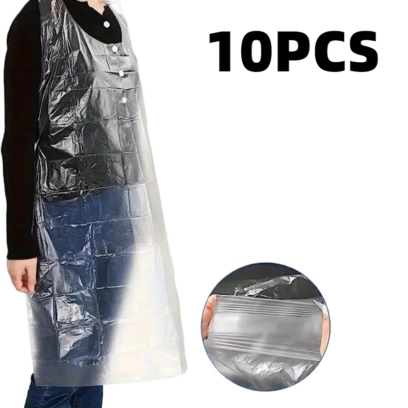 10 шт. одноразовых прозрачных пластиковых фартуков в индивидуальной упаковке для использования в ресторанах, приготовления хот-пота, барбекю и других кулинарных целях
10 шт. одноразовых прозрачных пластиковых фартуков в индивидуальной упаковке для использования в ресторанах, приготовления хот-пота, барбекю и других кулинарных целях