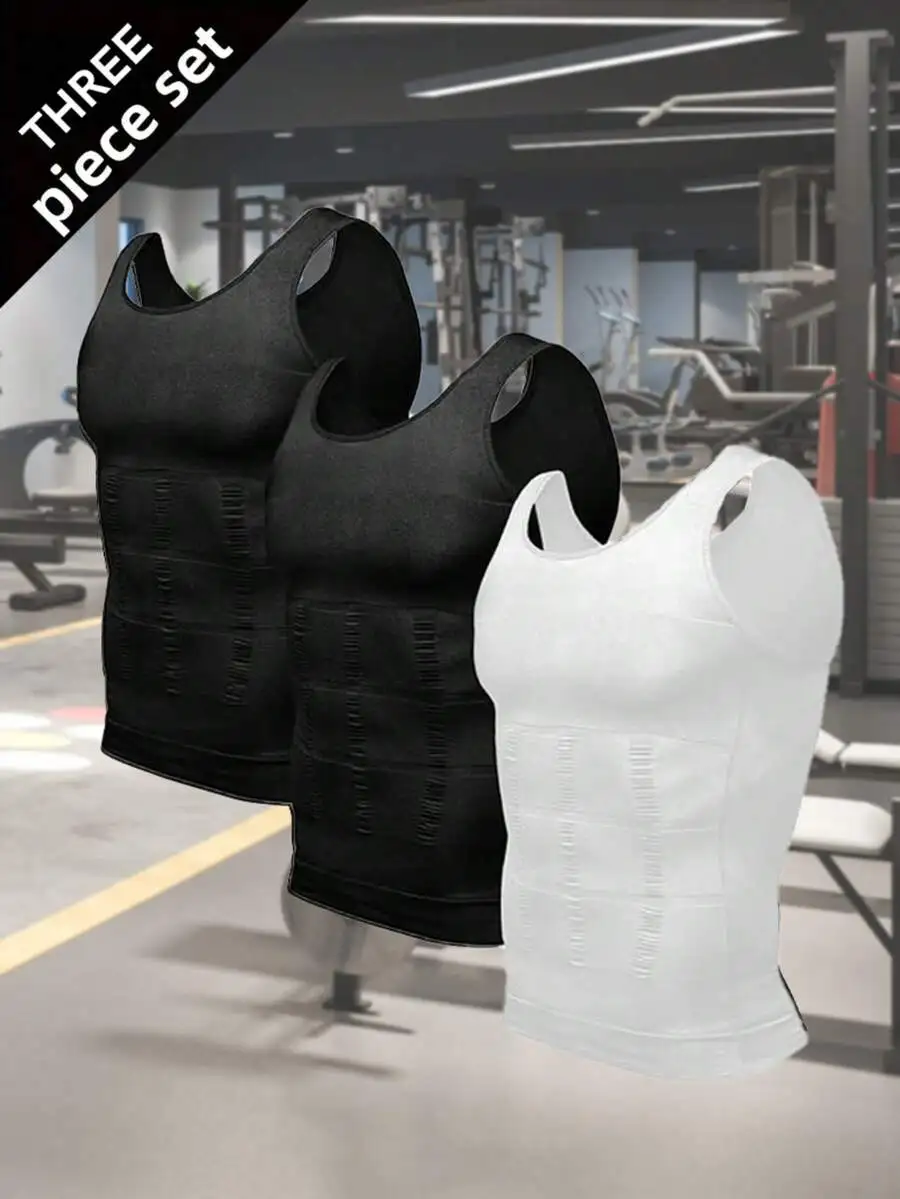 Mens 3 Pack Compression Shapewear Tank Top Waist Trainer Vest For Workout Fitness
Mens 3 Pack Compression Shapewear Tank Top Waist Trainer Vest For Workout Fitness