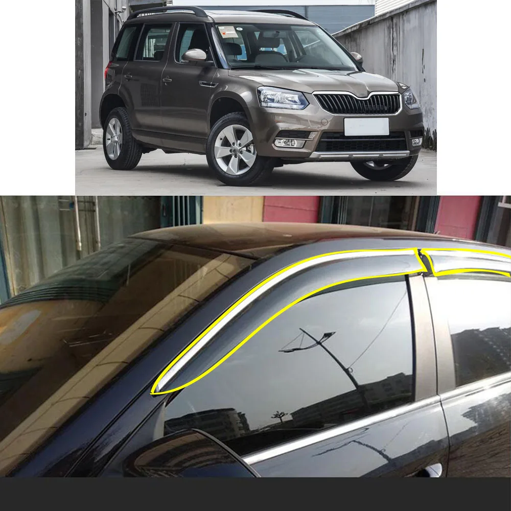 Car Sticker Plastic Window Glass Wind Visor Rain/Sun Guard Vent For SKODA Yeti 2014 2015 2016 2017 2018 2019
Car Sticker Plastic Window Glass Wind Visor Rain/Sun Guard Vent For SKODA Yeti 2014 2015 2016 2017 2018 2019