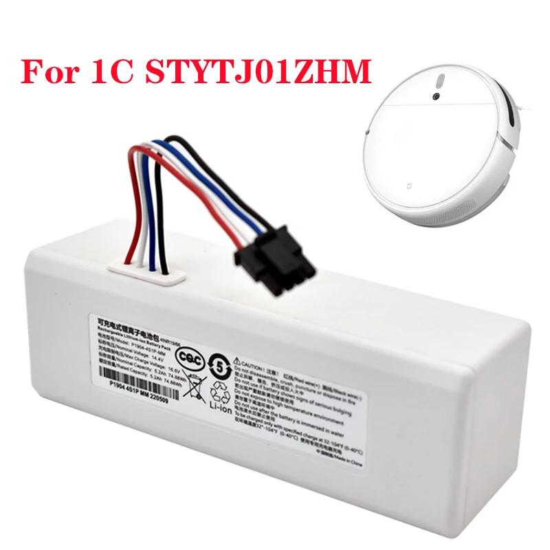 High Capacity 12800mAh 1C STYTJ01ZHM Battery For Xiaomi Mijia 1C Vacuum Cleaner Sweeping Mopping Robot Replacement Batteries
High Capacity 12800mAh 1C STYTJ01ZHM Battery For Xiaomi Mijia 1C Vacuum Cleaner Sweeping Mopping Robot Replacement Batteries