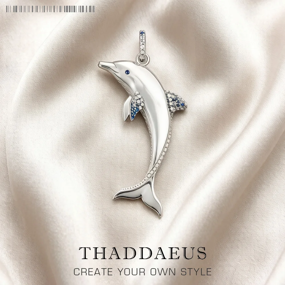 Dolphin Dangle Charm Pendant New 925 Sterling Silver Romantic Gift For Women Jewelry
Dolphin Dangle Charm Pendant New 925 Sterling Silver Romantic Gift For Women Jewelry