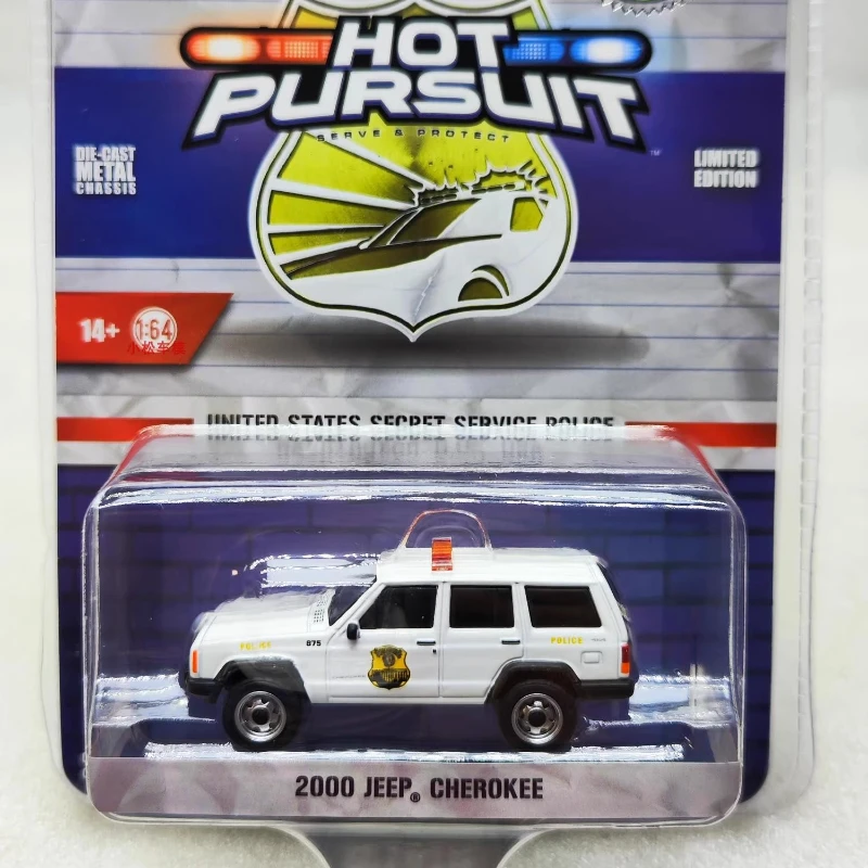 1:64-GreenLight Special Edition, серия полиции секретной службы США — 2000, Jeep Cherokee 43015, модель из сплава, коллекционный подарок
1:64-GreenLight Special Edition, серия полиции секретной службы США — 2000, Jeep Cherokee 43015, модель из сплава, коллекционный подарок