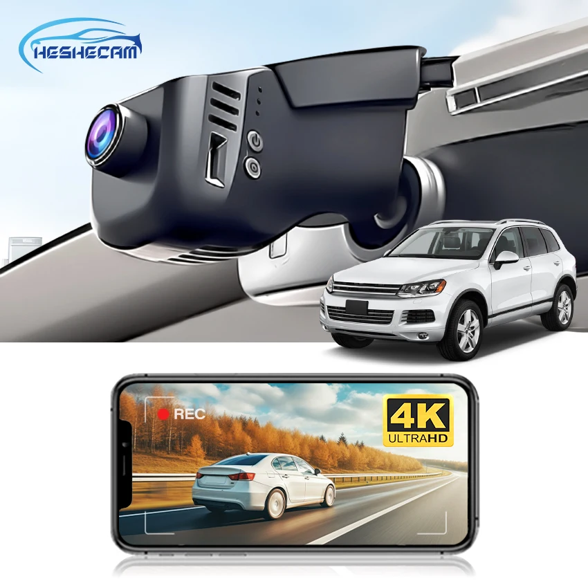 HESHECAM 4K Dash Cam for VW Volkswagen Touareg (2012-2018), Original Design Ultra HD DVR, Built-in WiFi DashCam for car Camera
HESHECAM 4K Dash Cam for VW Volkswagen Touareg (2012-2018), Original Design Ultra HD DVR, Built-in WiFi DashCam for car Camera