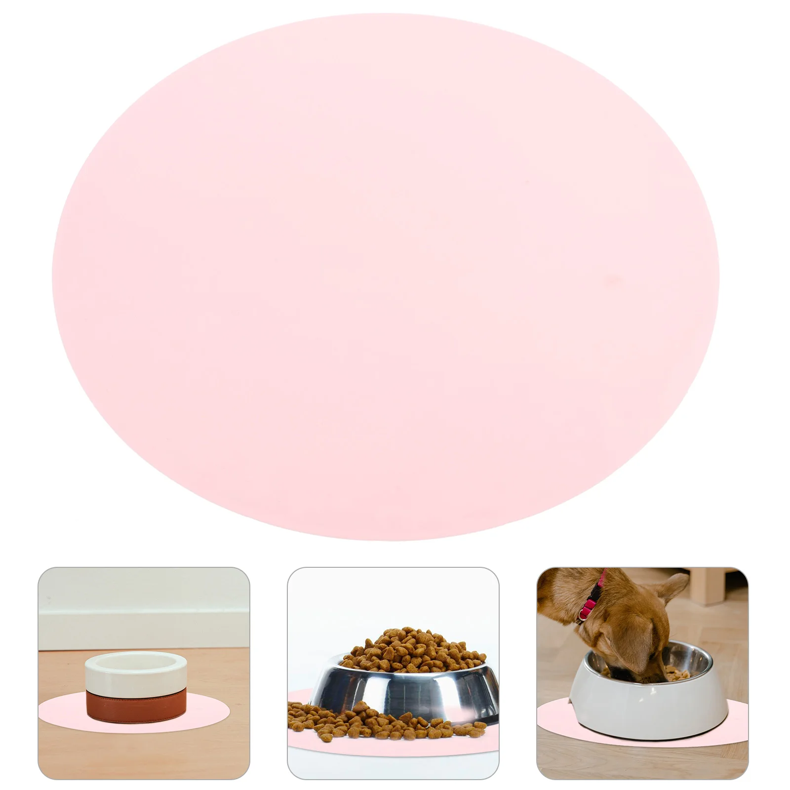 1Pcs Waterproof Silicone Pet Feeding Placemat Round Shape Leakproof Dog Food Mat Heat Insulated Pink Clean Floor Mat
1Pcs Waterproof Silicone Pet Feeding Placemat Round Shape Leakproof Dog Food Mat Heat Insulated Pink Clean Floor Mat
