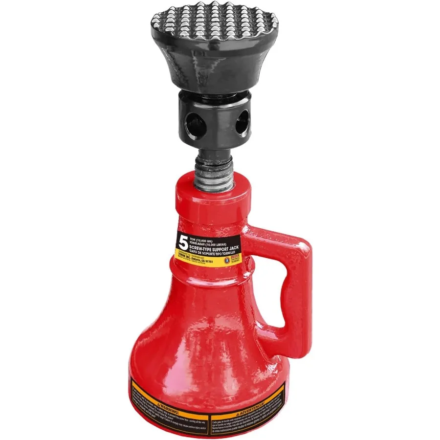 5 Ton 10000 LBs Professional Car Support Screw Jack for House Construction Bridge Stabilization Red
5 Ton 10000 LBs Professional Car Support Screw Jack for House Construction Bridge Stabilization Red