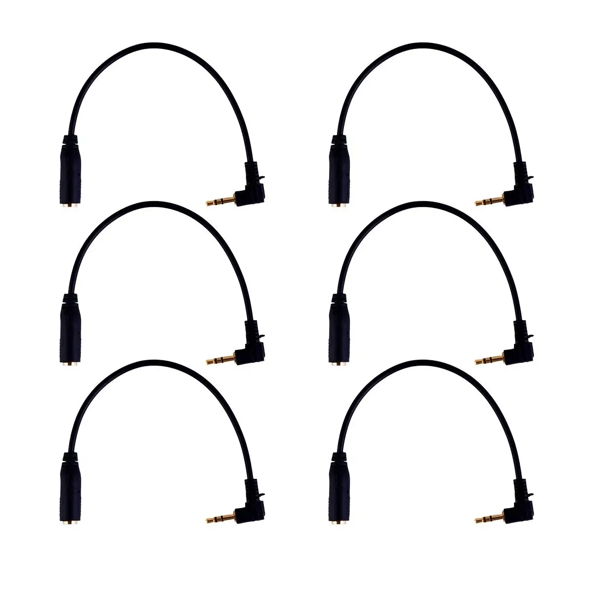 6 PCS Adapter Audio Cable 2.5mm to 3.5mm Earphone Headphone Extension Male Female Black
6 PCS Adapter Audio Cable 2.5mm to 3.5mm Earphone Headphone Extension Male Female Black