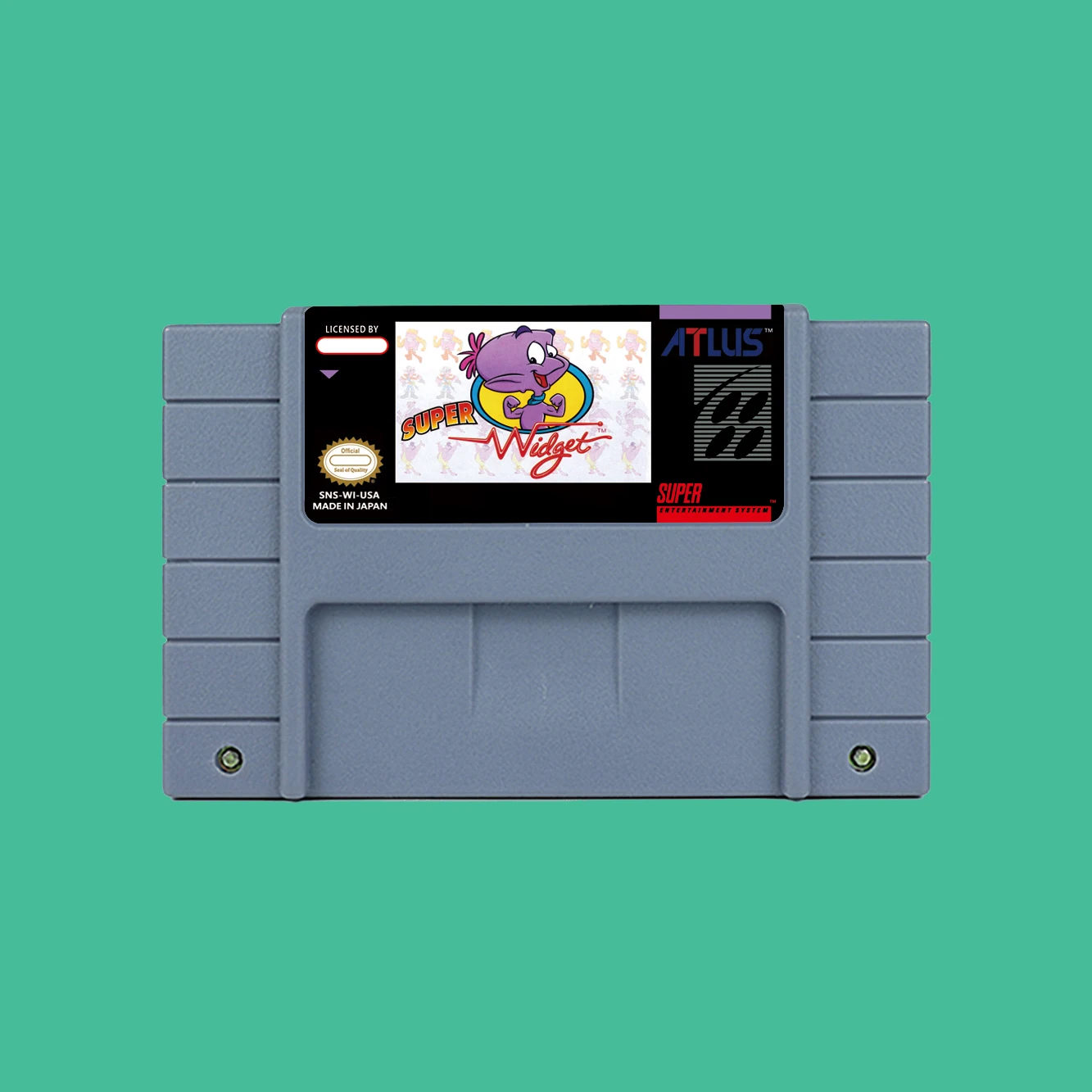 Action Game for Super Widget - USA or EUR version Cartridge available for SNES Game Consoles
Action Game for Super Widget - USA or EUR version Cartridge available for SNES Game Consoles