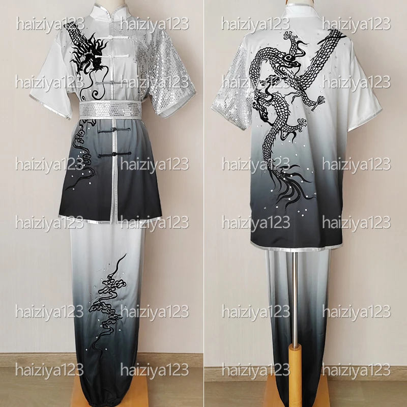 Embroidered dragon Wushu uniform Kungfu clothes Martial arts suit Taolu Changquan outfit for male female girl boy kids adults
Embroidered dragon Wushu uniform Kungfu clothes Martial arts suit Taolu Changquan outfit for male female girl boy kids adults