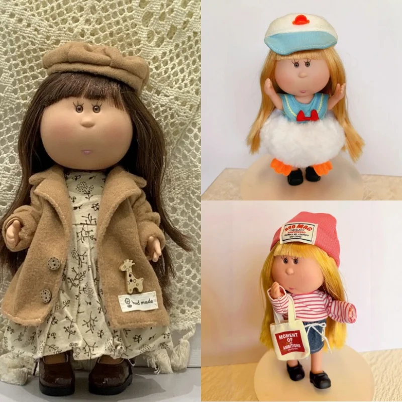 Комплект одежды для испанской куклы-картошки Миа, 24 см, повседневное платье в мультяшном стиле, аксессуары для виниловых кукол, украшение, игрушка для девочек, подарки
Комплект одежды для испанской куклы-картошки Миа, 24 см, повседневное платье в мультяшном стиле, аксессуары для виниловых кукол, украшение, игрушка для девочек, подарки