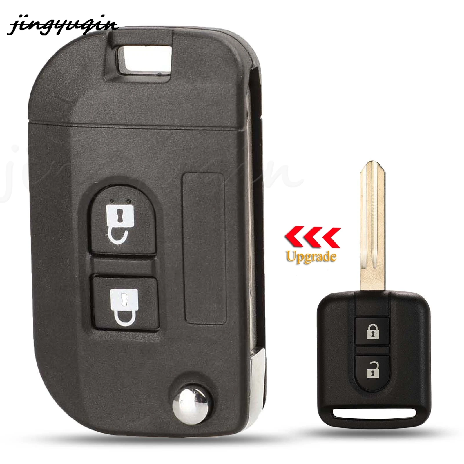 jingyuqin 10pcs 2 Buttons Replacement Modified Flip Folding Remote Car Key Shell Case For Nissan Qashqai Micra Navara Almera
jingyuqin 10pcs 2 Buttons Replacement Modified Flip Folding Remote Car Key Shell Case For Nissan Qashqai Micra Navara Almera