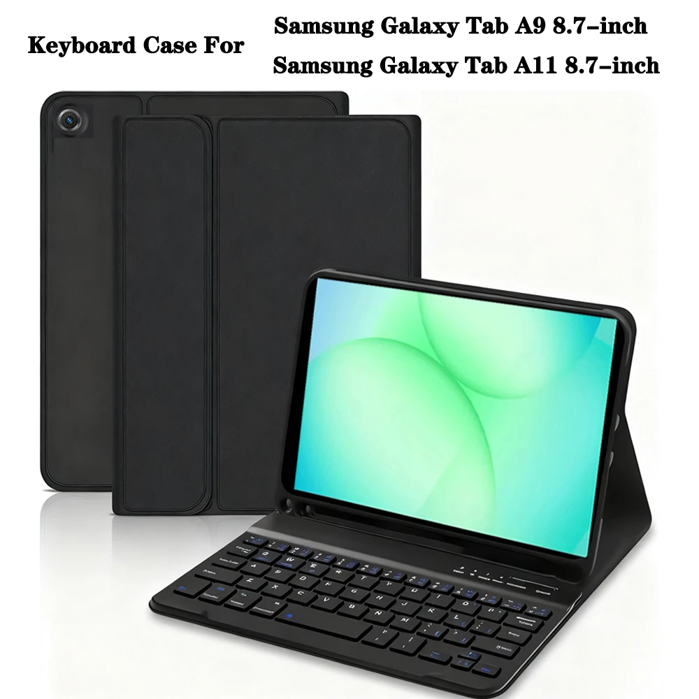 Case for Samsung Galaxy Tab A11 8.7 lnch,Detachable Bluetooth keyboard Cover for Samsung Galaxy Tab A9 8.7 lnch with Pen Slot
Case for Samsung Galaxy Tab A11 8.7 lnch,Detachable Bluetooth keyboard Cover for Samsung Galaxy Tab A9 8.7 lnch with Pen Slot