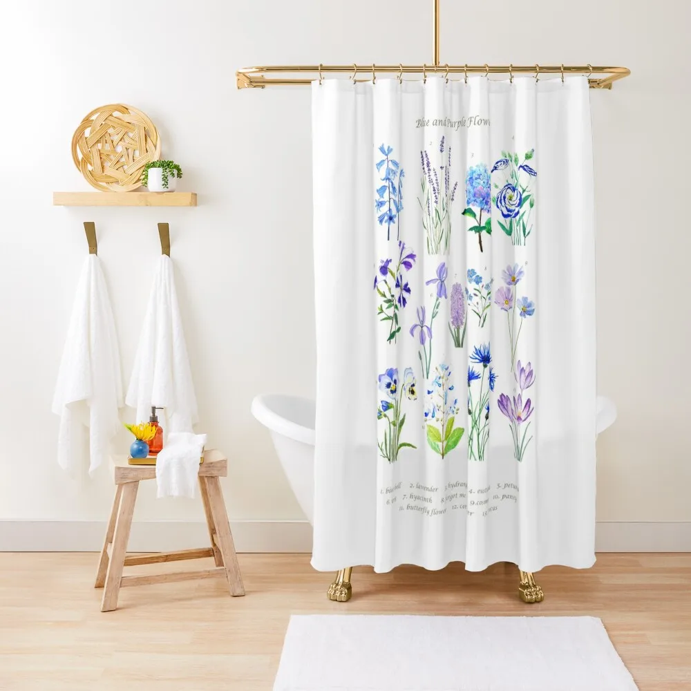 blue and purpleflower collection watercolor Shower Curtain Cover Shower For Bathrooms For Shower Curtain
blue and purpleflower collection watercolor Shower Curtain Cover Shower For Bathrooms For Shower Curtain