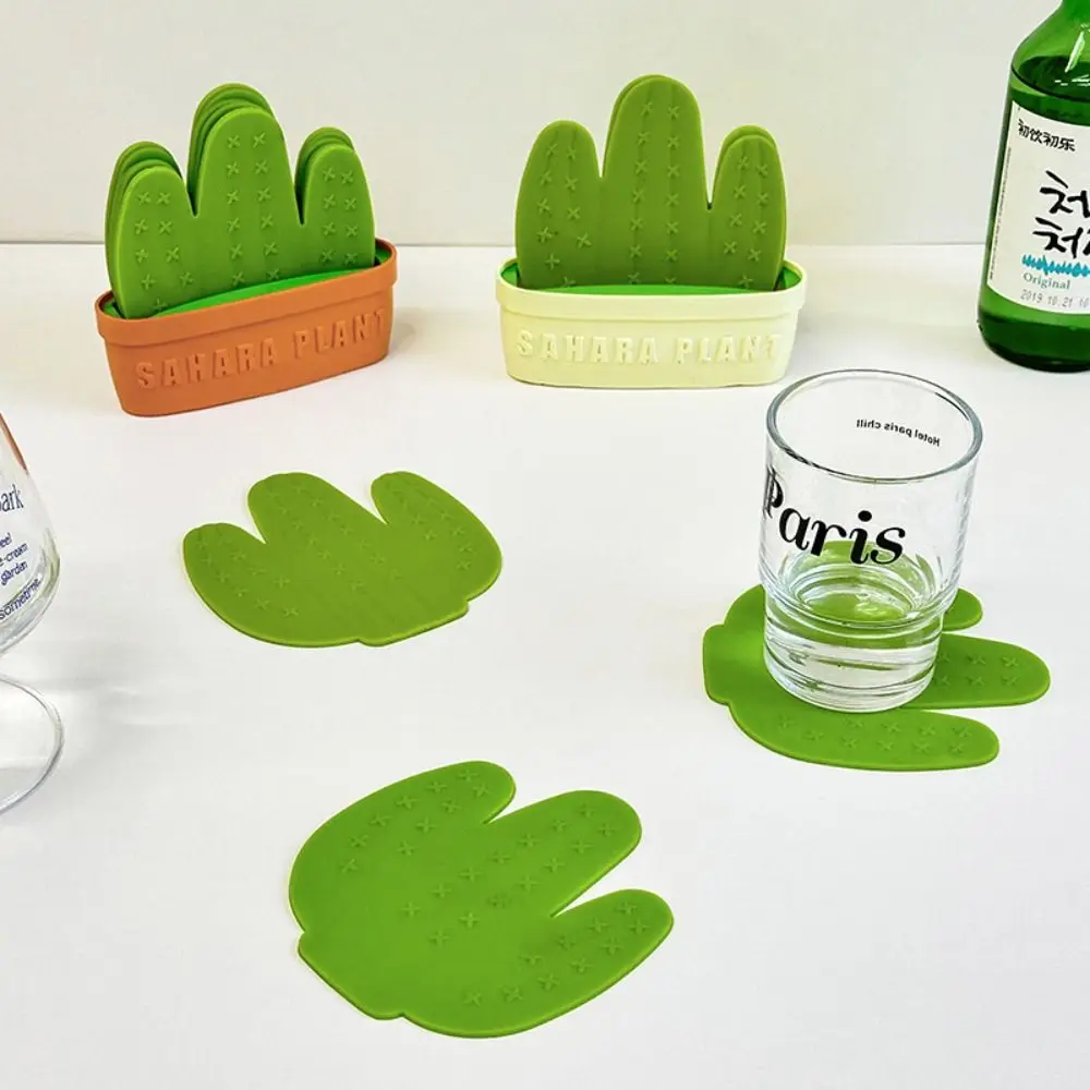 Funny Gift Anti Scald Cactus Coasters Set Creative Anti-fouling Cactus Cup Mat Green DIY Drink Insulation Pad Kitchen Accessory
Funny Gift Anti Scald Cactus Coasters Set Creative Anti-fouling Cactus Cup Mat Green DIY Drink Insulation Pad Kitchen Accessory