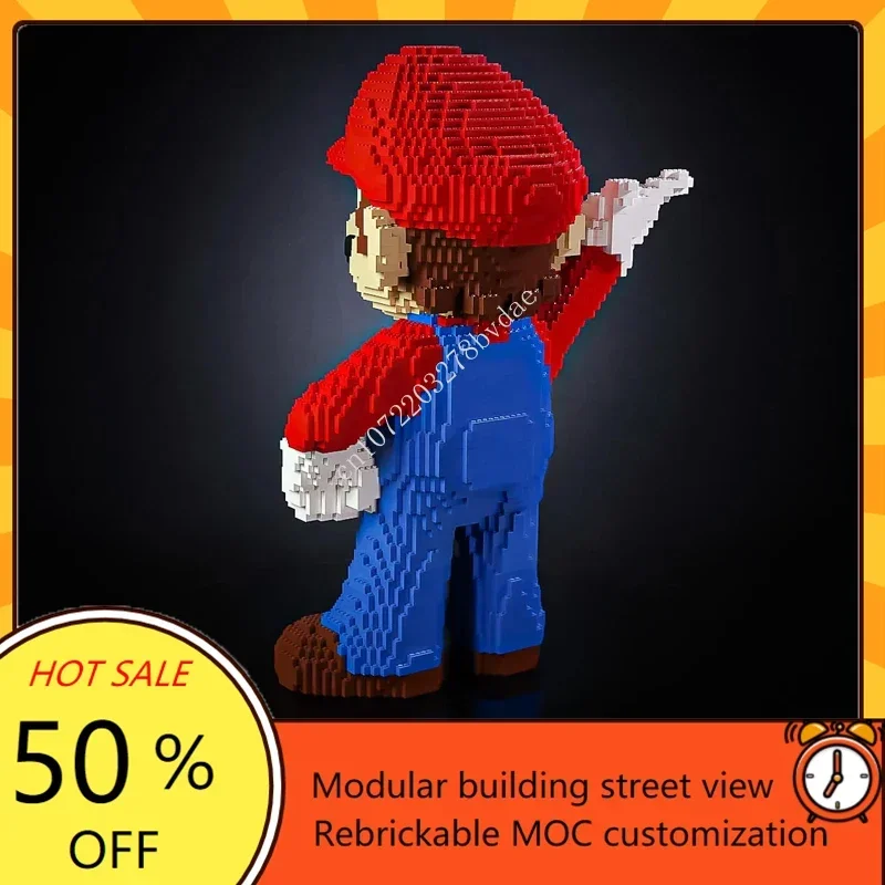 4787PCS MOC Life-Sized Sculpture Series Plumber Mega Figure Model Building Blocks Bricks DIY Creative Assembly Toy Gifts
4787PCS MOC Life-Sized Sculpture Series Plumber Mega Figure Model Building Blocks Bricks DIY Creative Assembly Toy Gifts