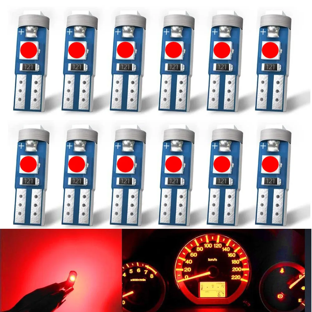 1000PCS T5 W3W W1.2W 3SMD 3030 chips Car Motorcycle Dashboard Warming Indicator Light Wedge Instrument Lamp Signal Bulbs White
1000PCS T5 W3W W1.2W 3SMD 3030 chips Car Motorcycle Dashboard Warming Indicator Light Wedge Instrument Lamp Signal Bulbs White